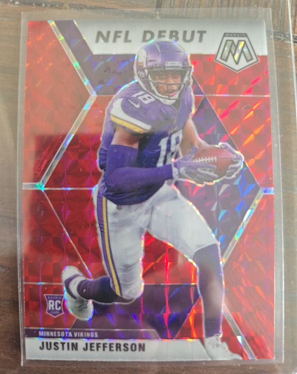 2020 Panini Mosaic NFL Debut #268 Justin Jefferson — front