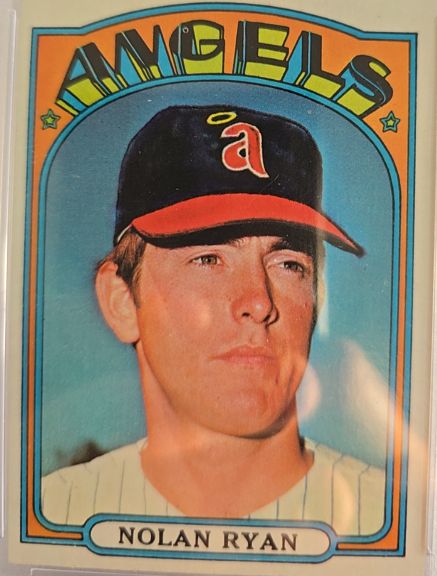 1972 Topps #595 Nolan Ryan Angels — front