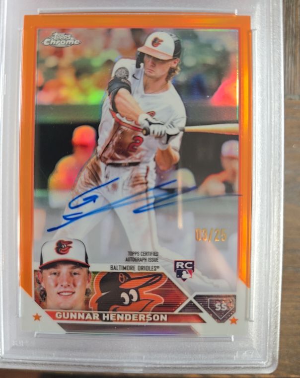 2023 Topps Chrome #RA-GHE Gunnar Henderson — front