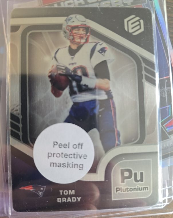 2021 Panini Elements Plutonium #Pu Tom Brady — front
