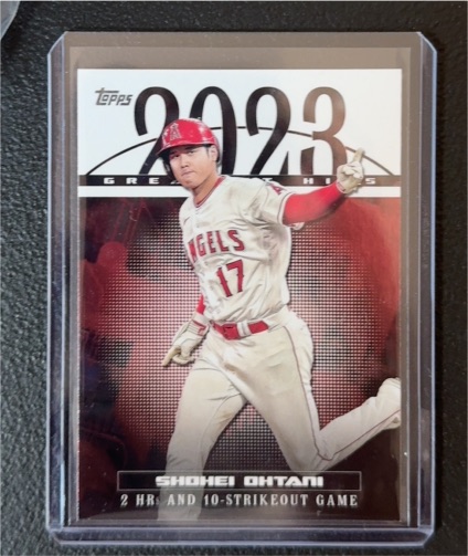 2024 Topps Series 1 #23GH-13 Shohei Ohtani 2023 Greatest Hits — front