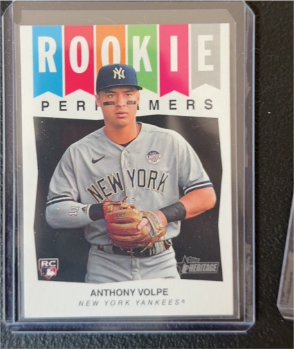 2023 Topps Heritage High Number #RP-7 Anthony Volpe Rookie Performers — front