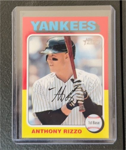 2024 Topps Heritage #367 Anthony Rizzo — front