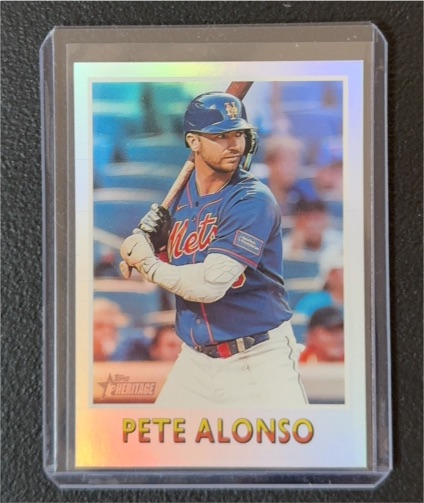 2024 Topps Heritage #75BS-11 Pete Alonso 1975 Baseball Sensations — front