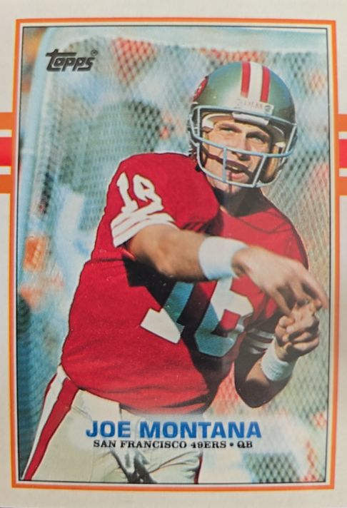 1989 Topps #12 Joe Montana — front