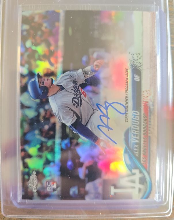 2018 Topps Chrome #CAA-AV Alex Verdugo — front