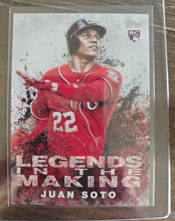 2018 Topps Update #LITM-8 Juan Soto Legends in the Making — front