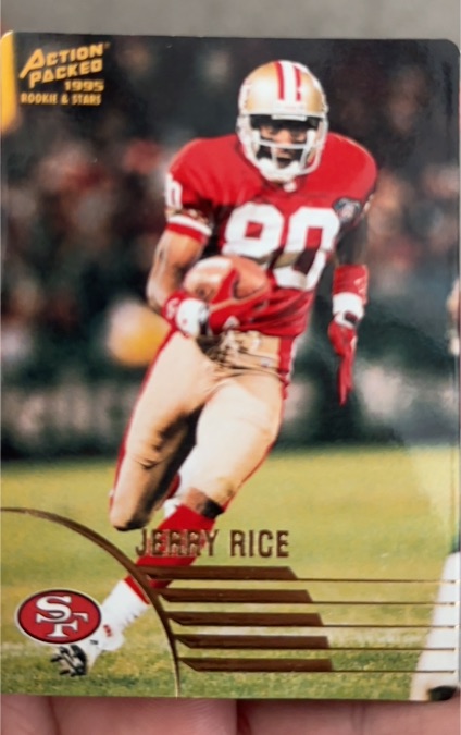 1995 Action Packed Rookies & Stars #65 Jerry Rice — front