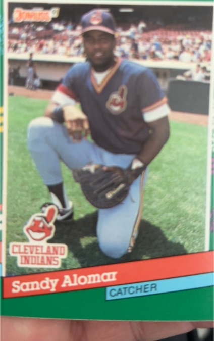 1991 Donruss #489 Sandy Alomar — front