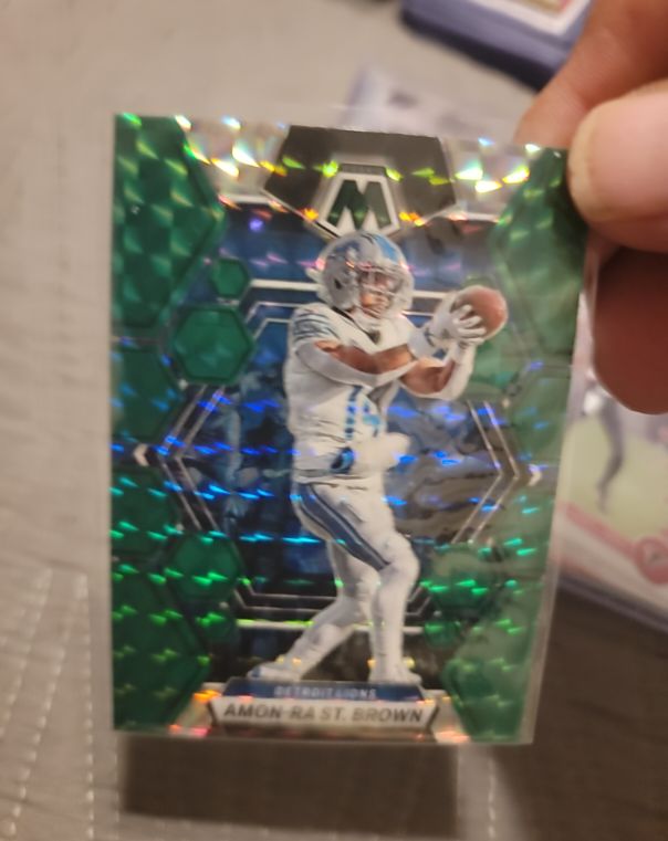 2023 Panini Mosaic #186 Amon-Ra St. Brown — front