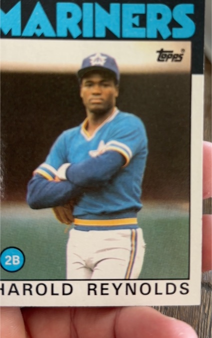 1986 Topps #769 Harold Reynolds — front