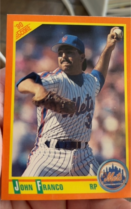 1990 Score Rookie & Traded #15T John Franco — front