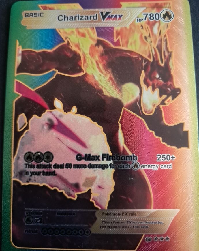 2020 Pokémon TCG SV107 Charizard VMAX — front