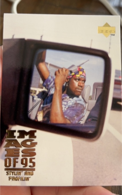 1995-96 Upper Deck #327 Stylin' and Profilin' Shaquille O'Neal — front