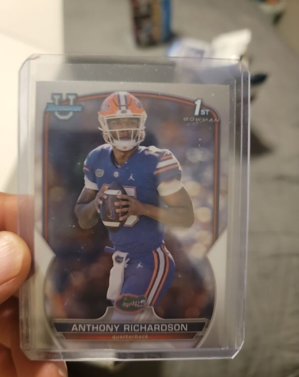 2022 Bowman University Chrome #65 Anthony Richardson — front