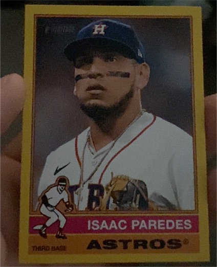 2025 Topps Heritage #8 Isaac Paredes — front