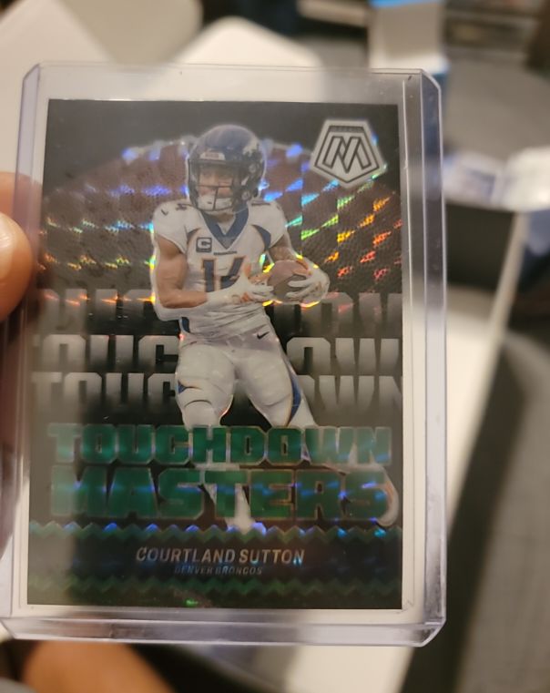 2024 Panini Mosaic Touchdown Masters #TM-CSN Courtland Sutton — front