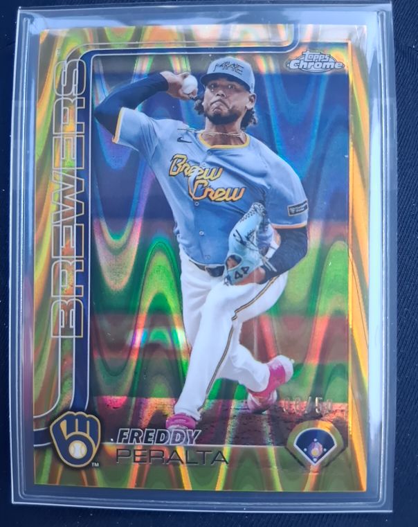 2025 Topps Chrome #95 Freddy Peralta — front