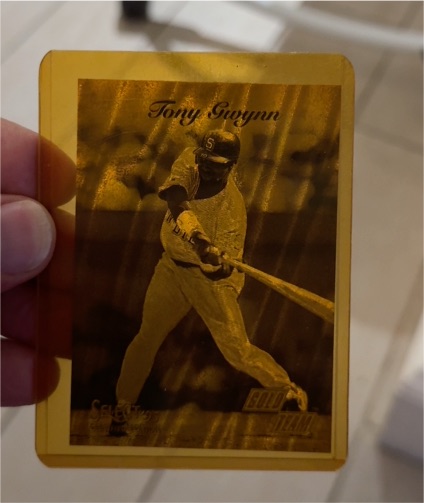 1993 Select Certified Edition Gold Team #GT-1 Tony Gwynn — front