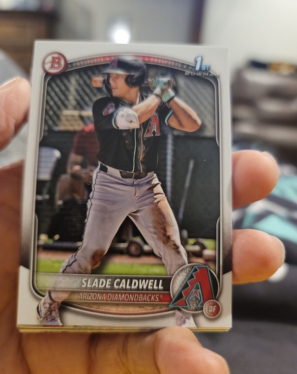2025 Bowman Prospects #BP-21 Slade Caldwell — front