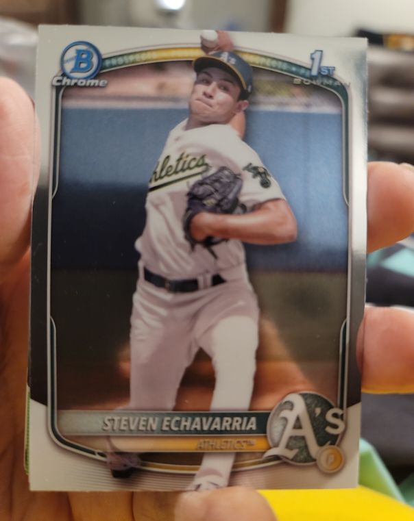 2025 Bowman Chrome #BCP-73 Steven Echavarria — front