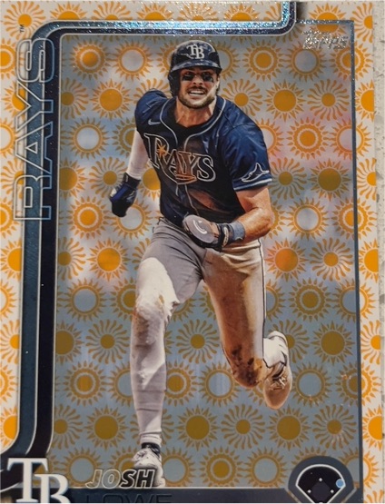 2025 Topps Series 2 #497 Josh Lowe — front
