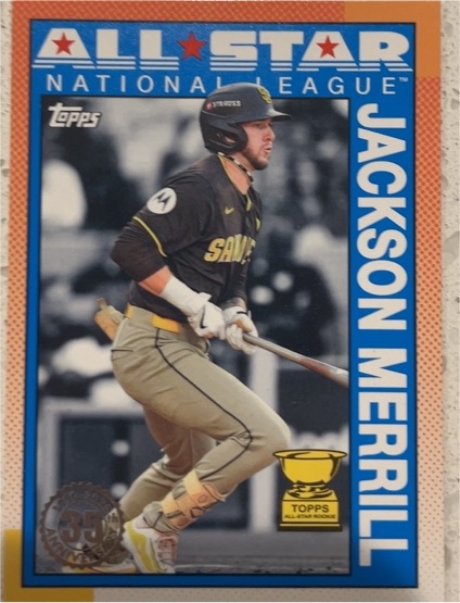 2025 Topps #90AS-4 Jackson Merrill — front