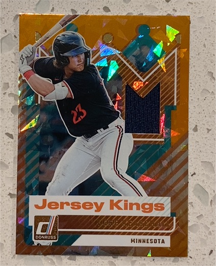 2025 Donruss Jersey Kings #JK-LK Luke Keaschall — front