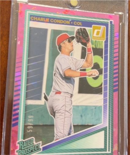 2025 Donruss #599 Charlie Condon — front