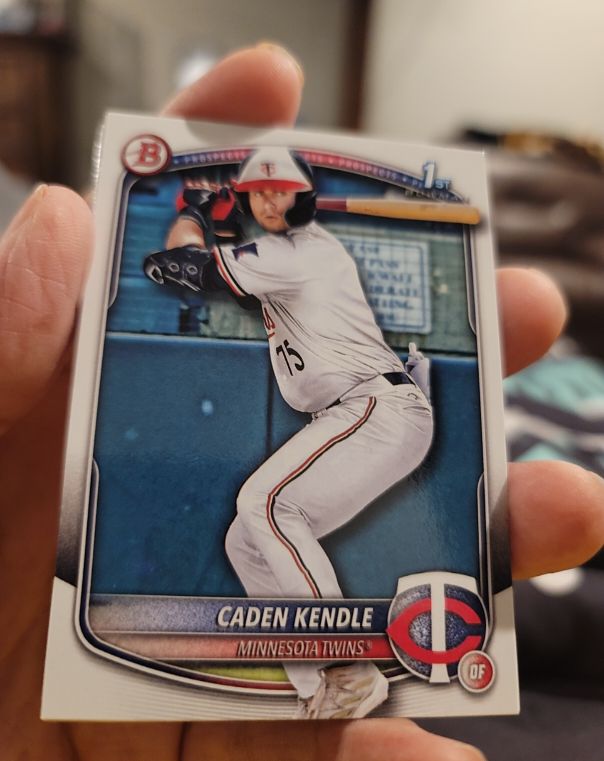 2025 Bowman Prospects #BP-113 Caden Kendle — front