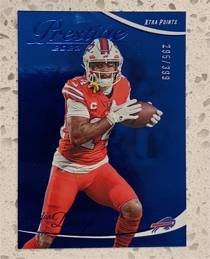 2023 Panini Prestige Xtra Points Blue #36 Stefon Diggs — front