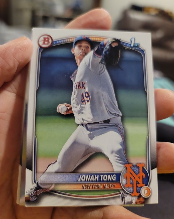 2025 Bowman Paper Prospects #BP-105 Jonah Tong — front