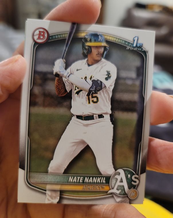 2025 Bowman #BP-102 Nate Nankil — front