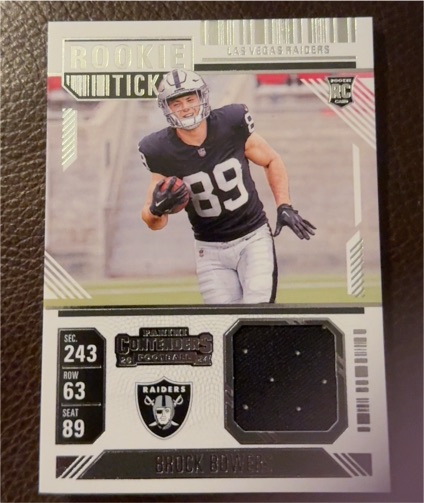 2024 Panini Contenders #RTS-BBS Brock Bowers — front