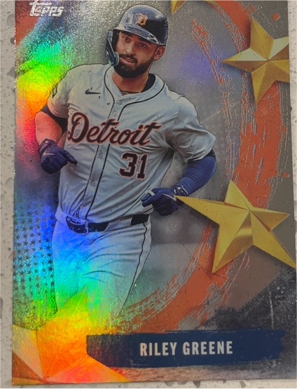 2025 Topps Stars of MLB #SMLB-40 Riley Greene — front