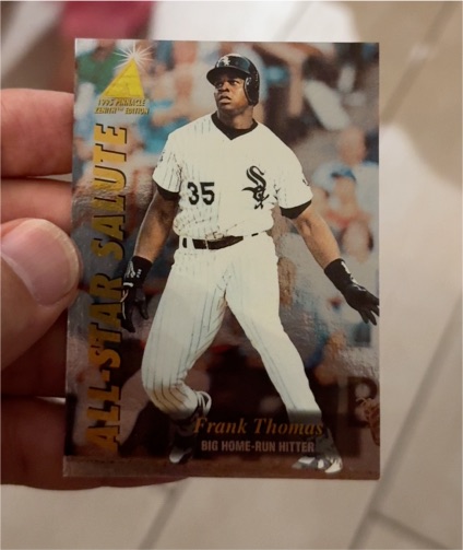 1995 Pinnacle Zenith All-Star Salute #2 Frank Thomas — front
