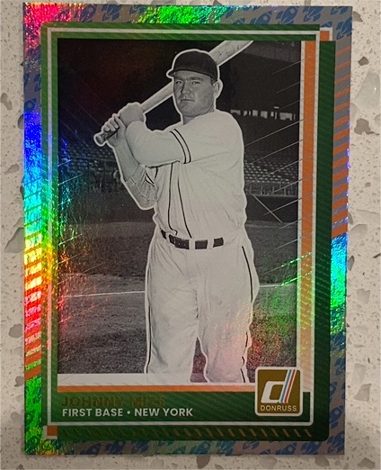 2025 Panini Donruss #72 Johnny Mize — front