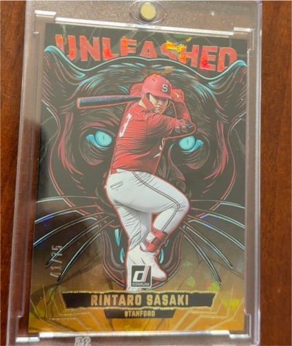 2025 Donruss Unleashed #6 Rintaro Sasaki — front