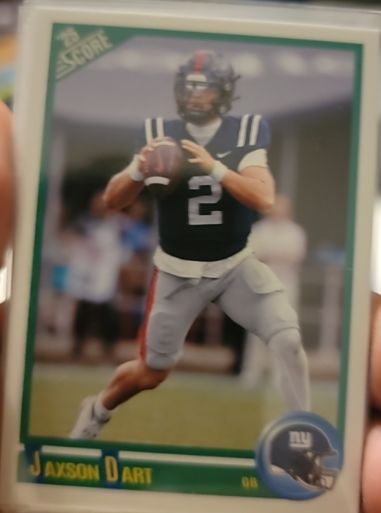 2025 Score #9 Jaxson Dart — front