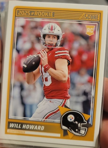 2025 Panini Score #3 Will Howard — front
