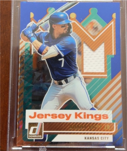 2025 Donruss Jersey Kings #JK-BWJ Bobby Witt Jr — front