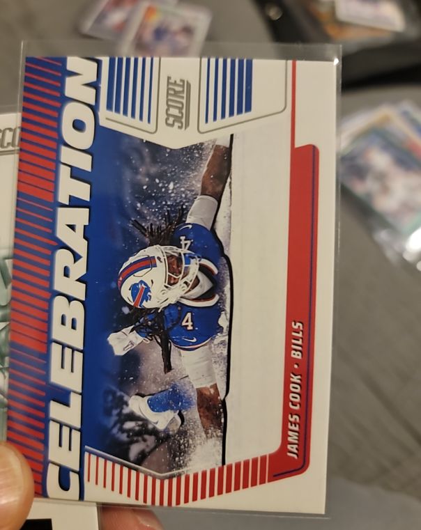 2025 Panini Score Celebration #C-JCO James Cook — front