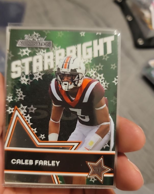 2021 Wild Card Alumination Starbright #SB-24 Caleb Farley — front
