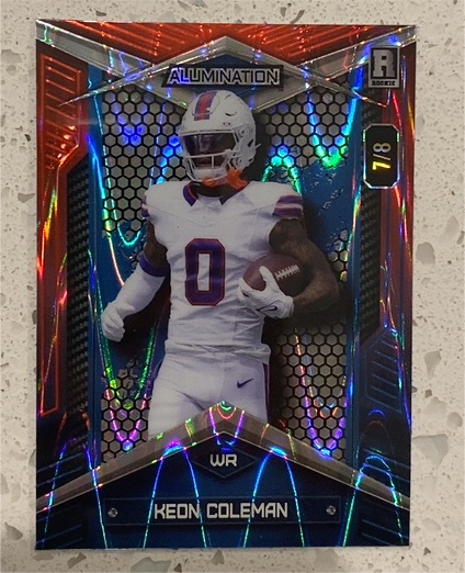 2024 Panini Wild Card Alumination #7/8 Keon Coleman — front