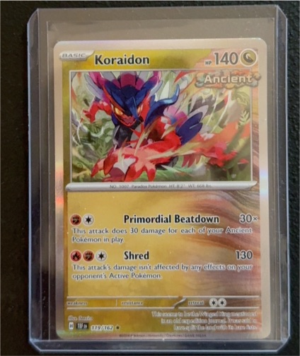 2024 Pokémon Scarlet & Violet Temporal Forces #119 Koraidon — front