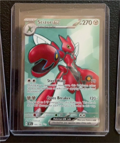 2024 Pokemon TCG #195 Scizor ex — front