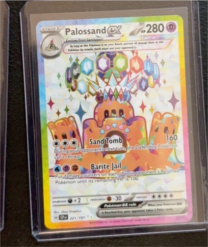 2024 Pokemon TCG #221 Palossand ex — front
