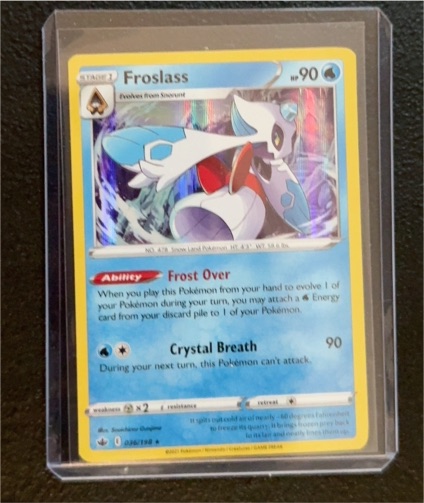 2021 Pokémon TCG Chilling Reign #036 Froslass — front