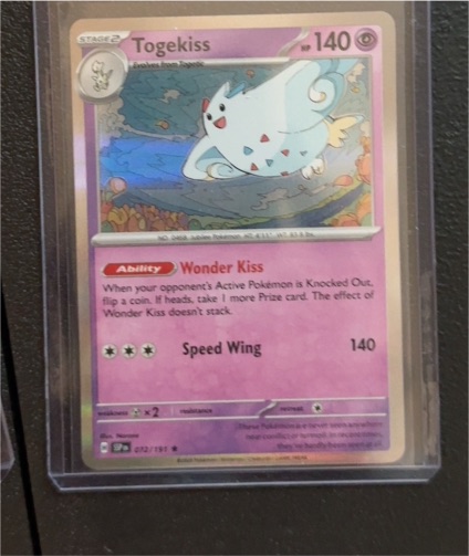 2024 Pokémon SV08: Surging Sparks #072 Togekiss — front