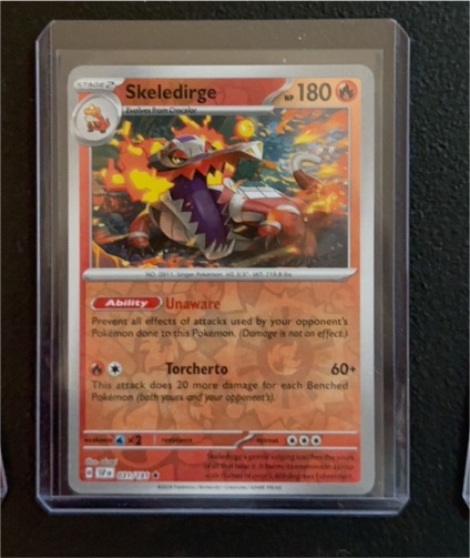 2024 Pokemon Surging Sparks #031 Skeledirge — front